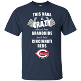 This Nana Is Crazy About Her Grandkids And Her Cincinnati Reds T Shirts