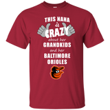 This Nana Is Crazy About Her Grandkids And Her Baltimore Orioles T Shirts