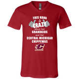 This Nana Is Crazy About Her Grandkids And Her Central Michigan Chippewas T Shirts