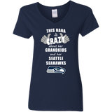 This Nana Is Crazy About Her Grandkids And Her Seattle Seahawks T Shirts