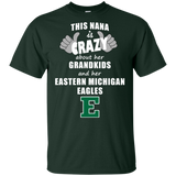 This Nana Is Crazy About Her Grandkids And Her Eastern Michigan Eagles T Shirts