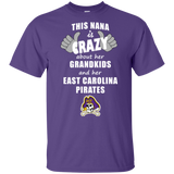 This Nana Is Crazy About Her Grandkids And Her East Carolina Pirates T Shirts