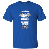 This Nana Is Crazy About Her Grandkids And Her Milwaukee Brewers T Shirts