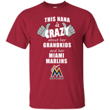 This Nana Is Crazy About Her Grandkids And Her Miami Marlins T Shirts