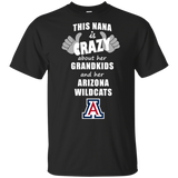 This Nana Is Crazy About Her Grandkids And Her Arizona Wildcats T Shirts