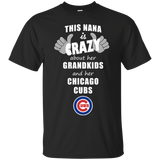 This Nana Is Crazy About Her Grandkids And Her Chicago Cubs T Shirts
