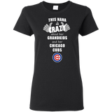 This Nana Is Crazy About Her Grandkids And Her Chicago Cubs T Shirts