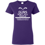 Gun Don't Kill People T Shirts V1