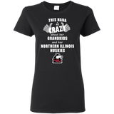 This Nana Is Crazy About Her Grandkids And Her Northern Illinois Huskies T Shirts