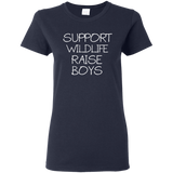 Support Wildlife Raise Boys T Shirts V4