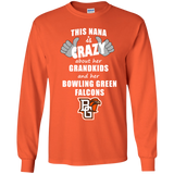 This Nana Is Crazy About Her Grandkids And Her Bowling Green Falcons T Shirts