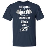 This Nana Is Crazy About Her Grandkids And Her Akron Zips T Shirts
