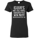 Gun Don't Kill People T Shirts V4