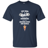 This Nana Is Crazy About Her Grandkids And Her Arizona State Sun Devils T Shirts