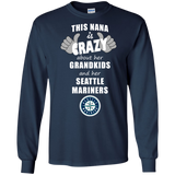 This Nana Is Crazy About Her Grandkids And Her Seattle Mariners T Shirts