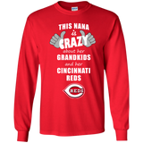 This Nana Is Crazy About Her Grandkids And Her Cincinnati Reds T Shirts