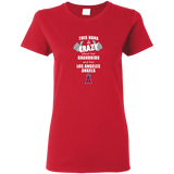 This Nana Is Crazy About Her Grandkids And Her Los Angeles Angels T Shirts