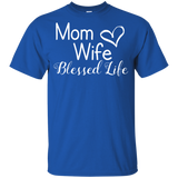 Mama Wife Blessed Life T Shirts V4