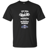 This Nana Is Crazy About Her Grandkids And Her Milwaukee Brewers T Shirts