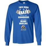 This Nana Is Crazy About Her Grandkids And Her Miami Marlins T Shirts