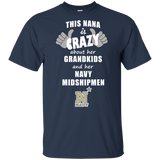 This Nana Is Crazy About Her Grandkids And Her Navy Midshipmen T Shirts