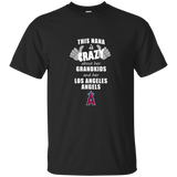 This Nana Is Crazy About Her Grandkids And Her Los Angeles Angels T Shirts