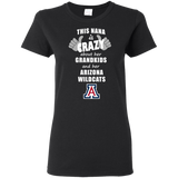 This Nana Is Crazy About Her Grandkids And Her Arizona Wildcats T Shirts