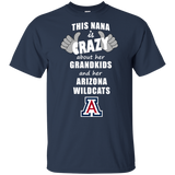 This Nana Is Crazy About Her Grandkids And Her Arizona Wildcats T Shirts