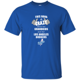 This Nana Is Crazy About Her Grandkids And Her Los Angeles Dodgers T Shirts