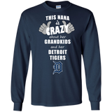 This Nana Is Crazy About Her Grandkids And Her Detroit Tigers T Shirts
