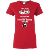 This Nana Is Crazy About Her Grandkids And Her Northern Illinois Huskies T Shirts