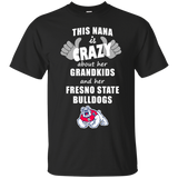 This Nana Is Crazy About Her Grandkids And Her Fresno State Bulldogs T Shirts