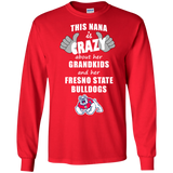 This Nana Is Crazy About Her Grandkids And Her Fresno State Bulldogs T Shirts