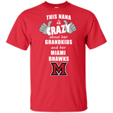 This Nana Is Crazy About Her Grandkids And Her Miami RedHawks T Shirts