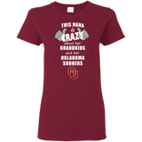 This Nana Is Crazy About Her Grandkids And Her Oklahoma Sooners T Shirts