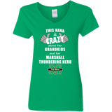 This Nana Is Crazy About Her Grandkids And Her Marshall Thundering Herd T Shirts