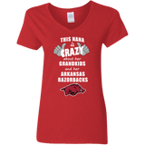 This Nana Is Crazy About Her Grandkids And Her Arkansas Razorbacks T Shirts