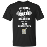 This Nana Is Crazy About Her Grandkids And Her Navy Midshipmen T Shirts
