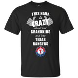 This Nana Is Crazy About Her Grandkids And Her Texas Rangers T Shirts