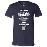 This Nana Is Crazy About Her Grandkids And Her Navy Midshipmen T Shirts
