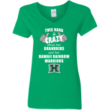 This Nana Is Crazy About Her Grandkids And Her Hawaii Rainbow Warriors T Shirts