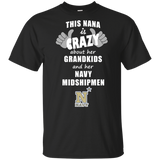This Nana Is Crazy About Her Grandkids And Her Navy Midshipmen T Shirts
