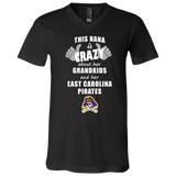This Nana Is Crazy About Her Grandkids And Her East Carolina Pirates T Shirts